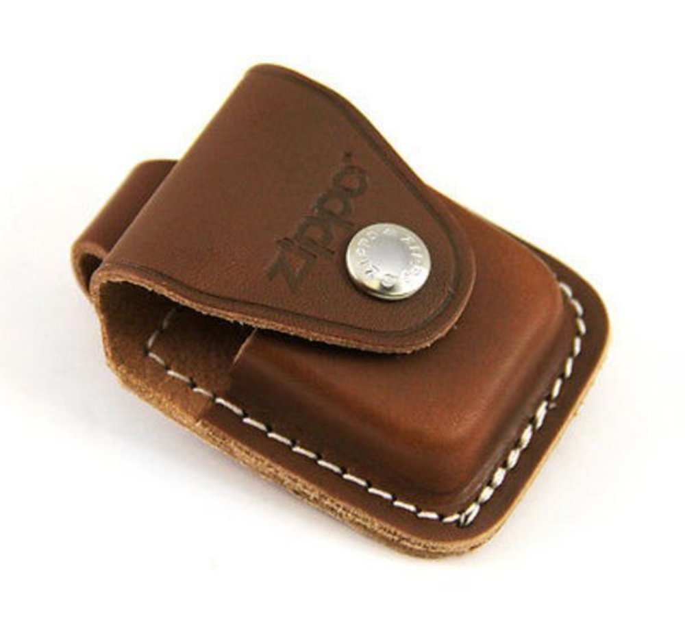 Zippo Belt Loop Leather Pouch Gift Set for #LPGS-LPLB