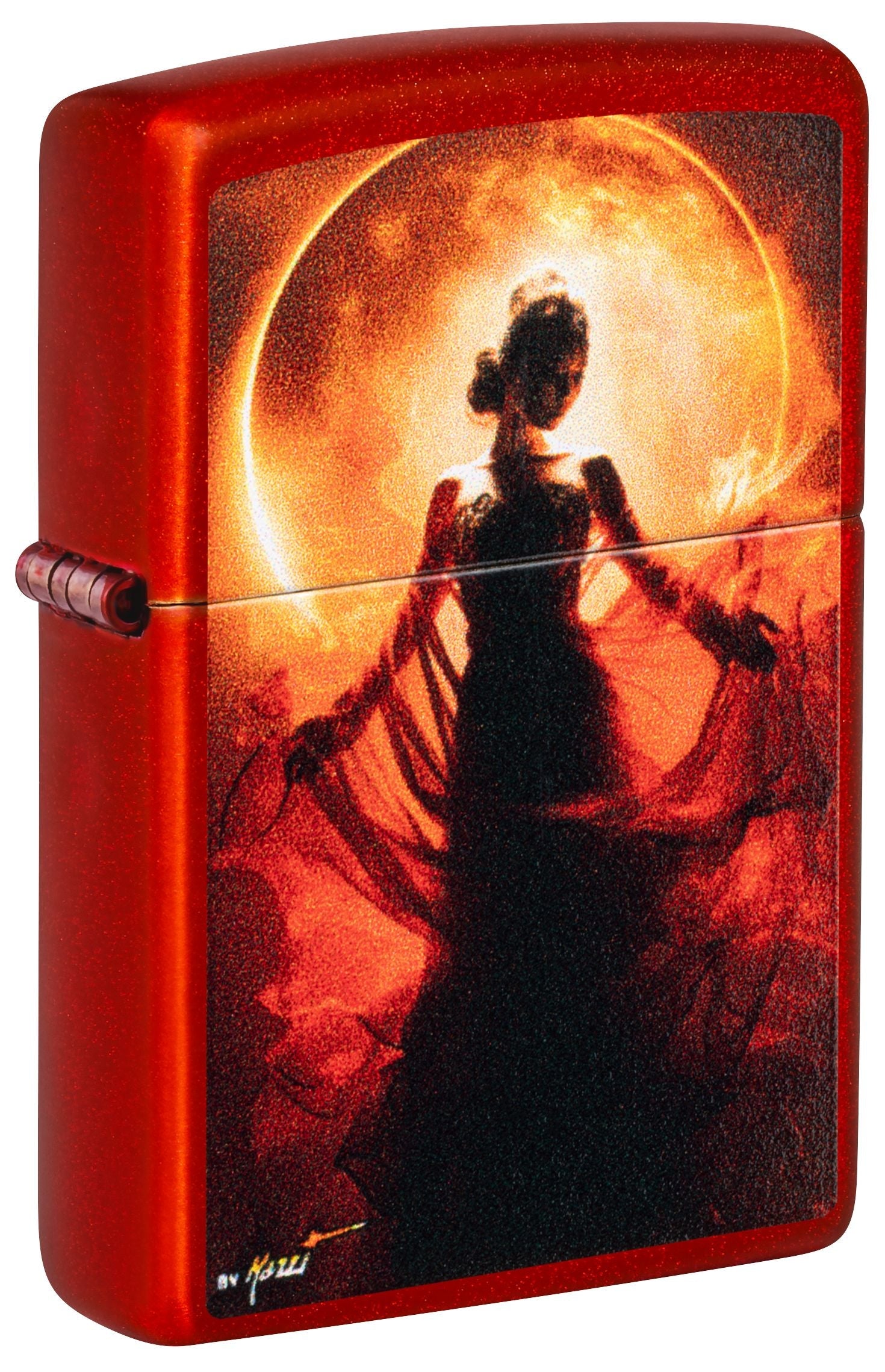 Zippo Mazzi Spiritual Lady, Metallic Red Lighter #46410