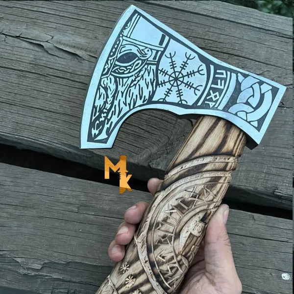 The Helm of Awe: A Mighty Viking Axe for Warriors