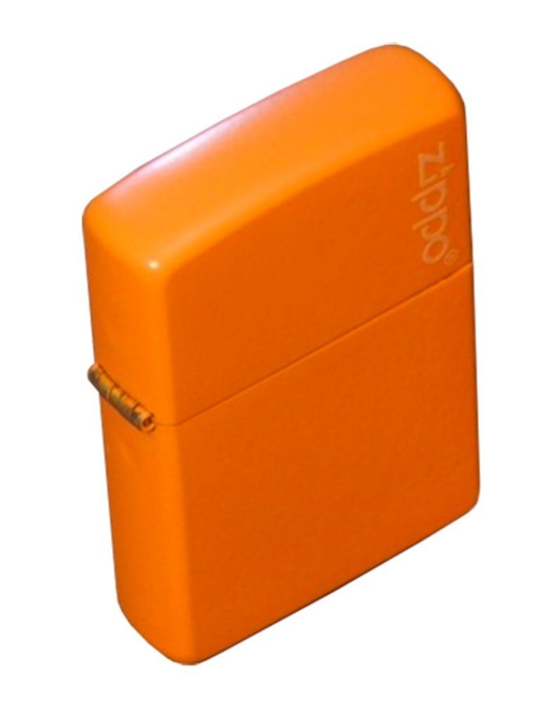 Zippo Classic Orange Matte with Logo, Lighter #231ZL