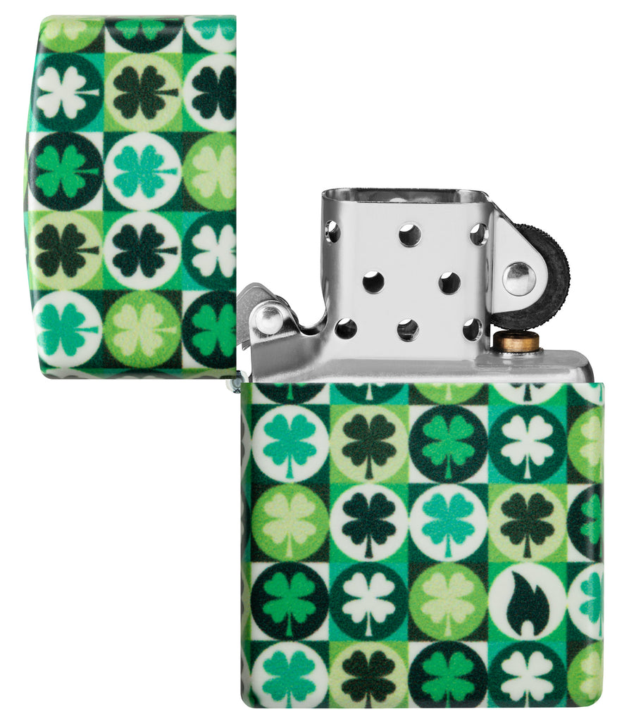 Zippo Clover 540°, Glow-in-the-Dark Lighter #46015