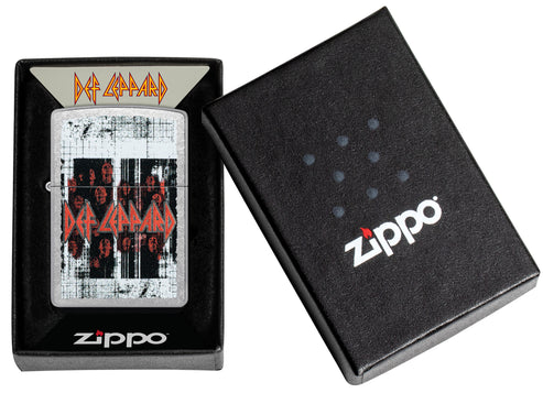 Zippo Def Leppard Logo, Street Chrome Lighter #46742