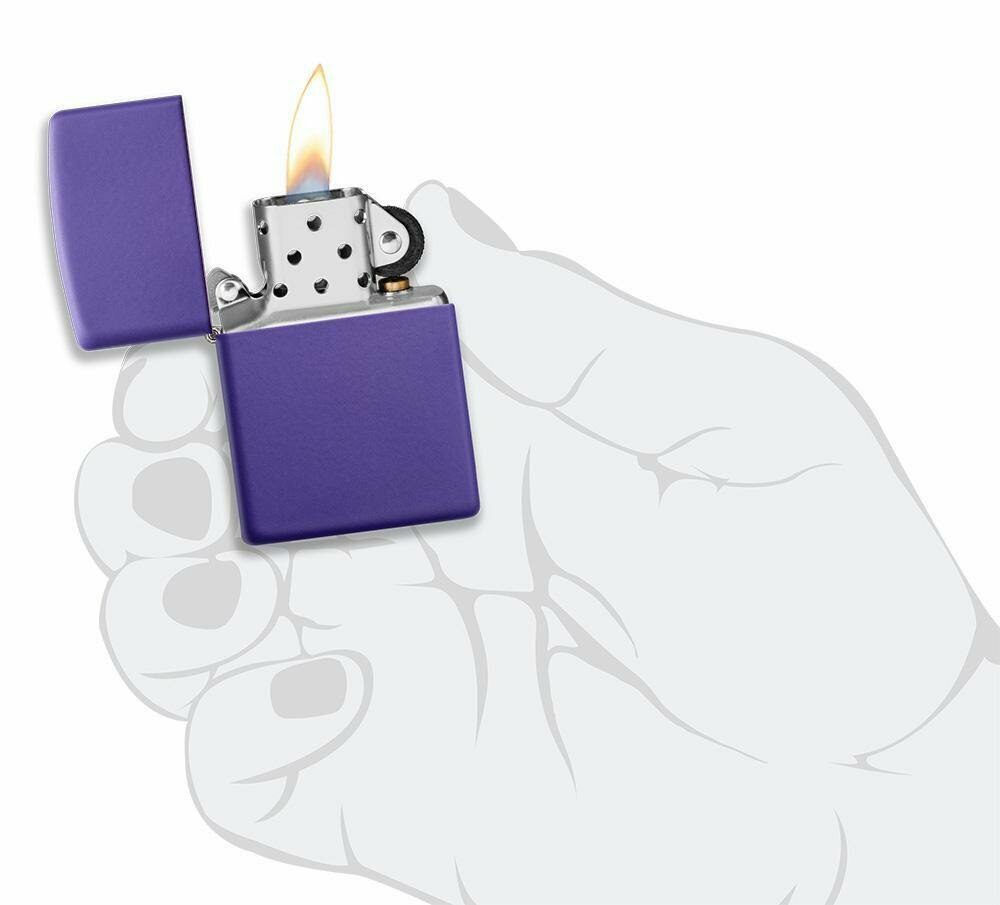 Zippo Classic Purple Matte Lighter #237