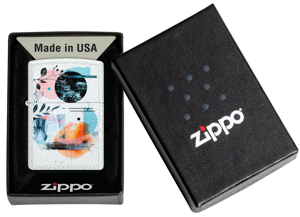 Zippo Abstract Matte, Glacier Lighter #46582
