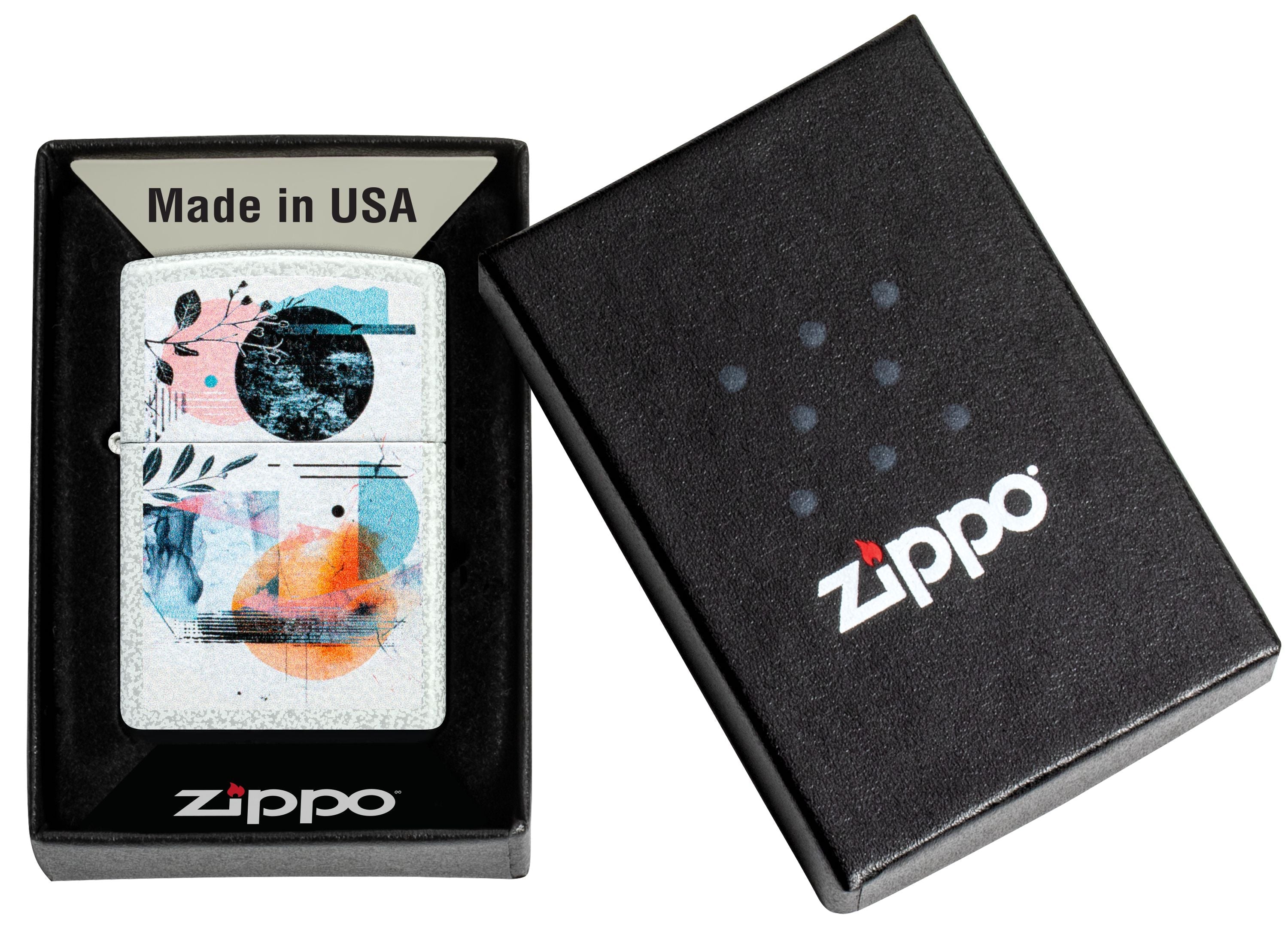 Zippo Abstract Matte, Glacier Lighter #46582
