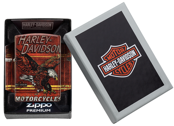 Zippo Harley-Davidson Eagle, 540° Color Lighter #48602
