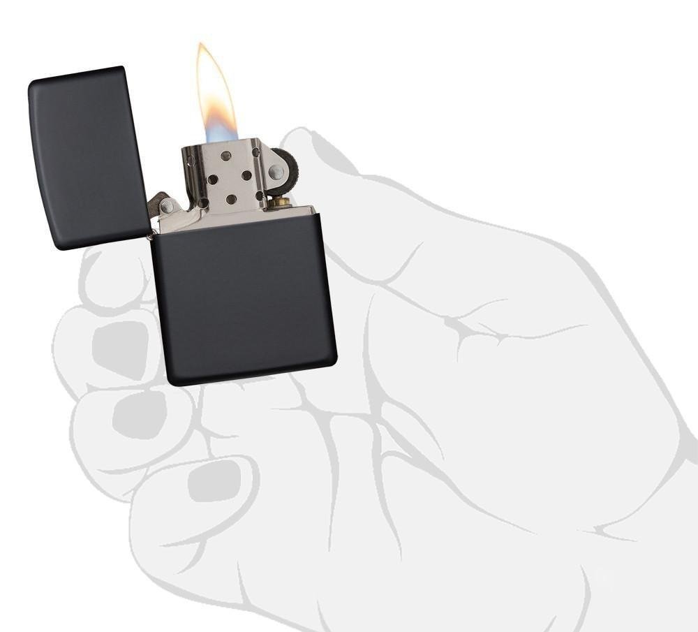 Zippo Classic Black Matte Lighter #218