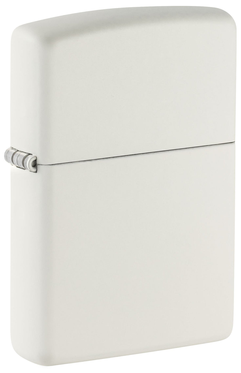 Zippo White Matte Custom & Leather Pouch Gift Set #LPGS-LPCBK-214