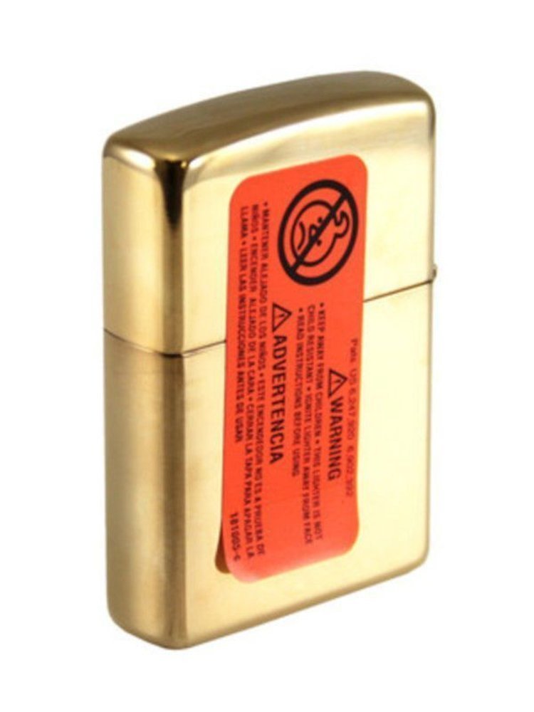 Zippo Classic High Polish Brass Lighter #254B