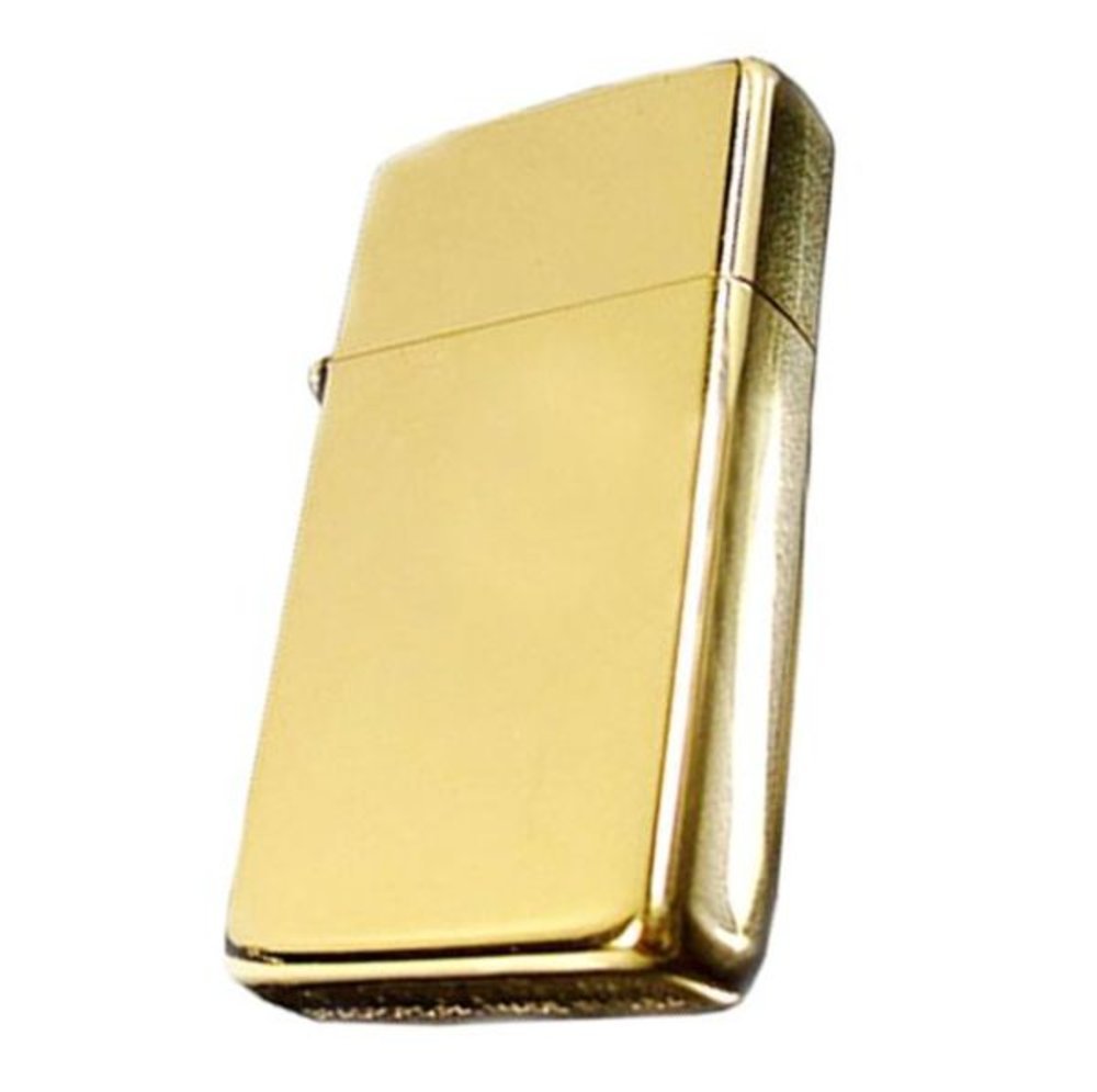 Zippo Slim High Polish, Solid Brass Lighter #1654B