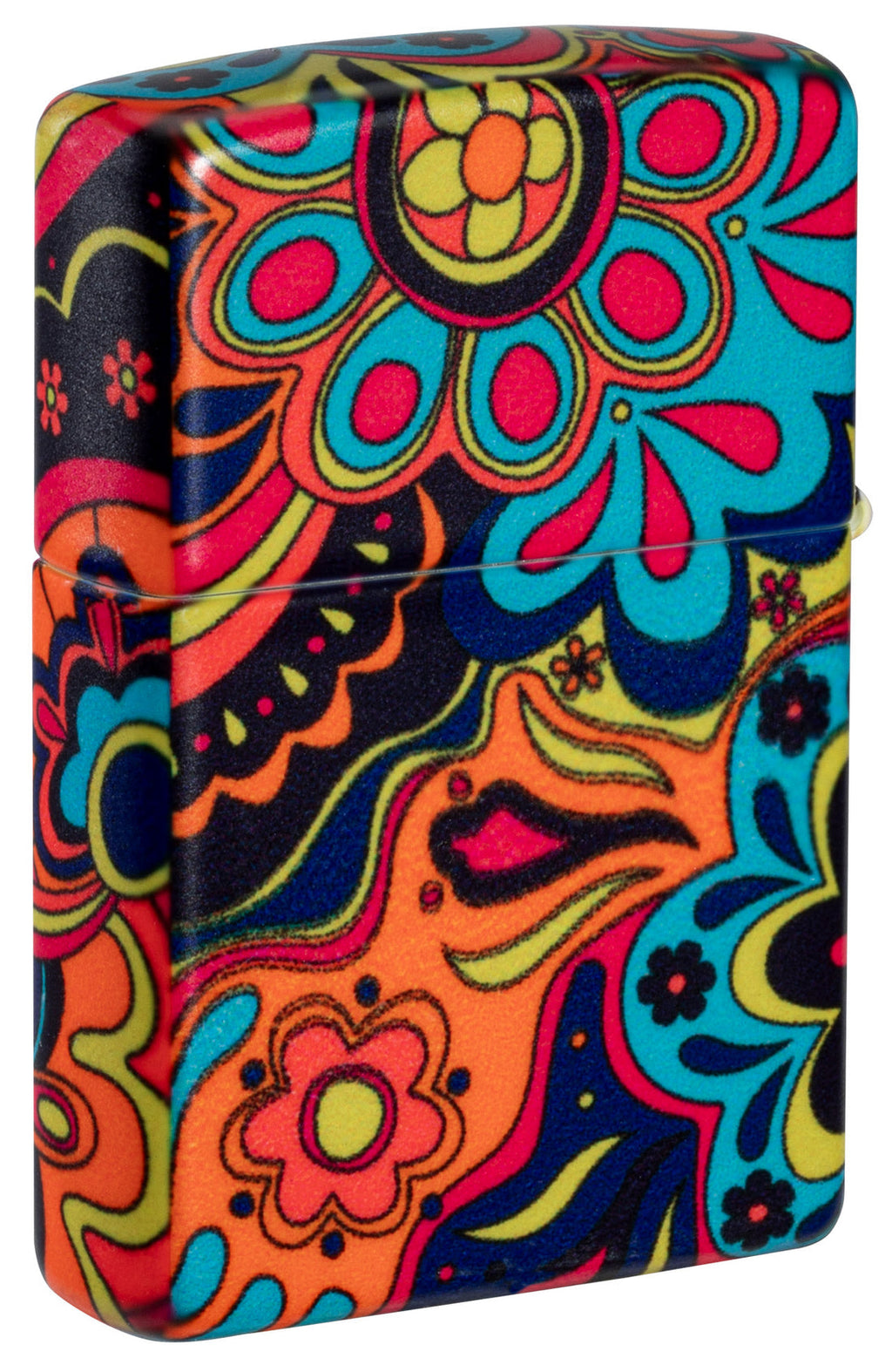 Zippo Flower Power Groovy, 540° Matte Lighter #46128