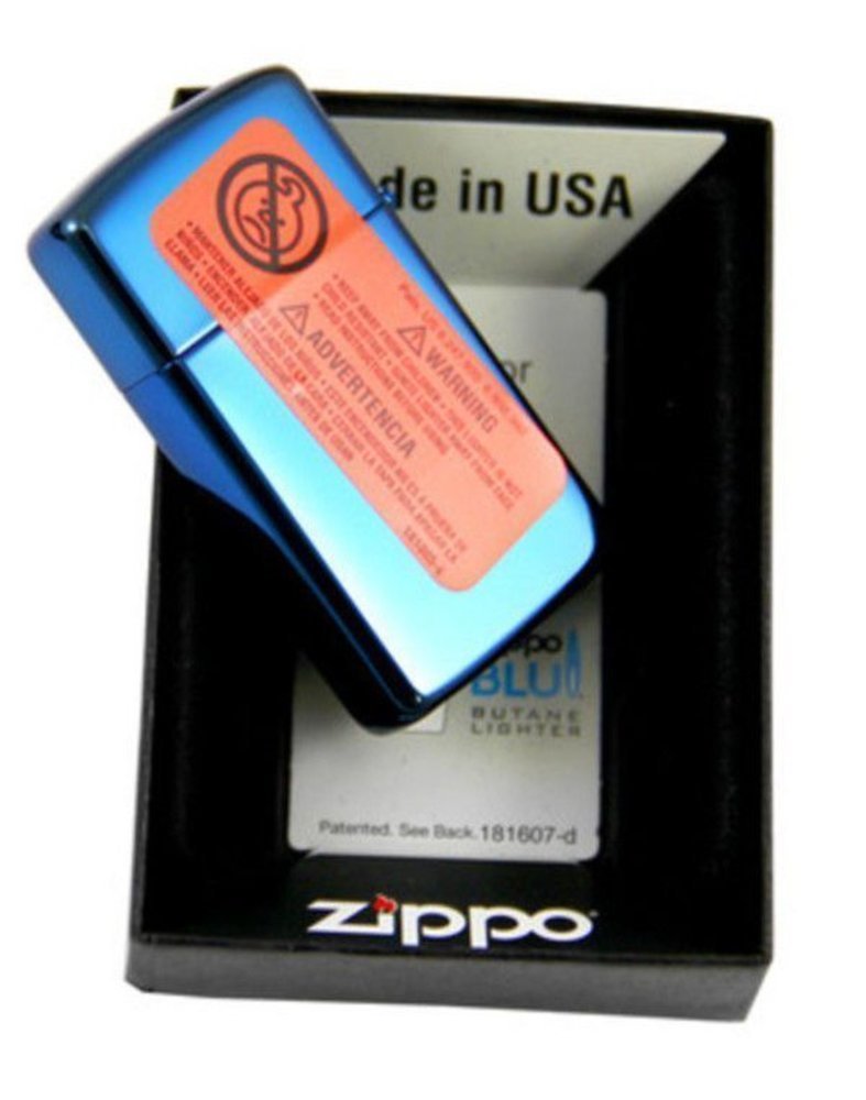 Zippo Slim Sapphire, Iridescent Lighter #20494