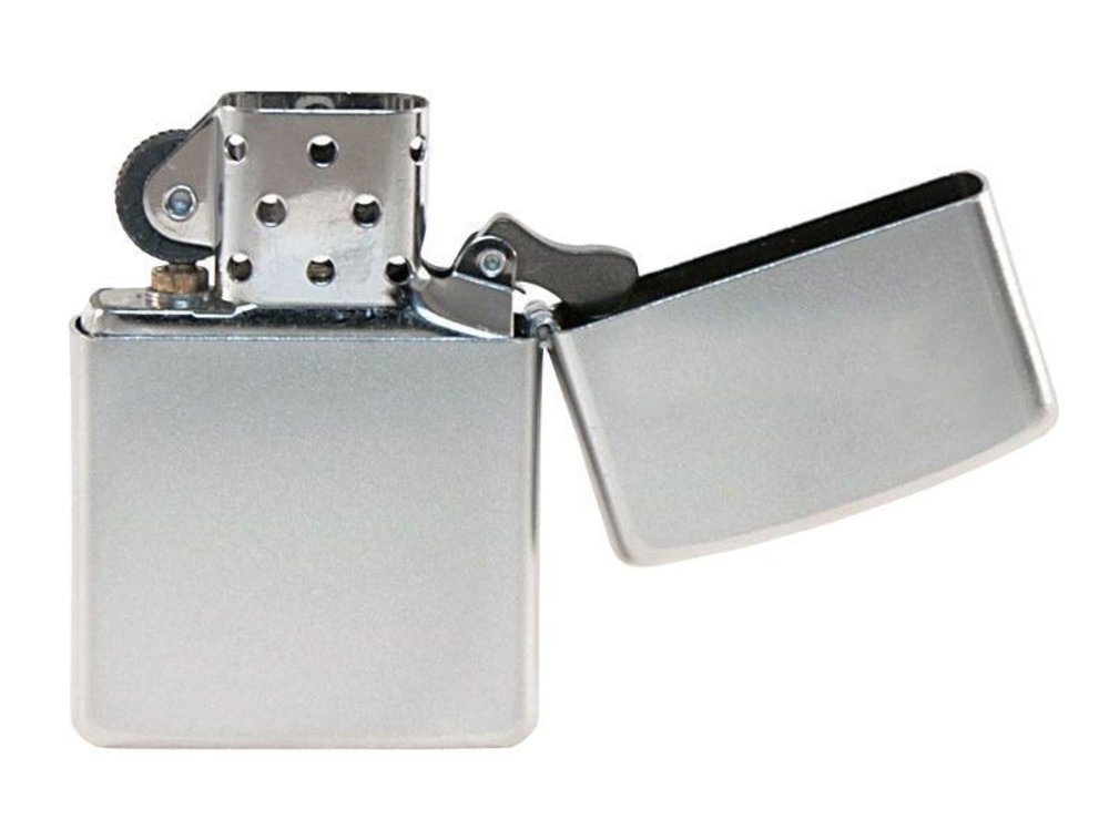 Zippo Classic Satin Chrome Lighter #205