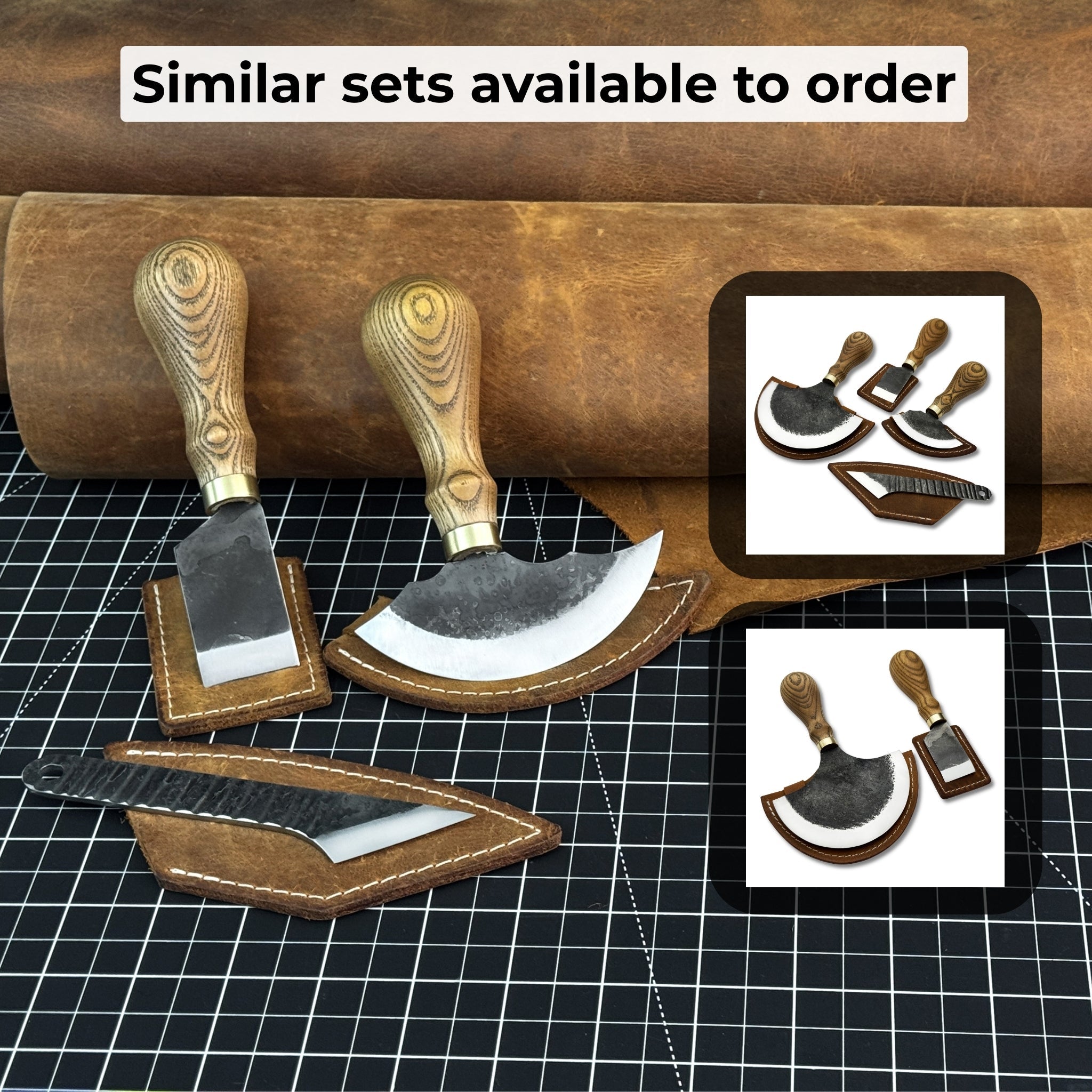 3-Piece Leatherworking Tool Set