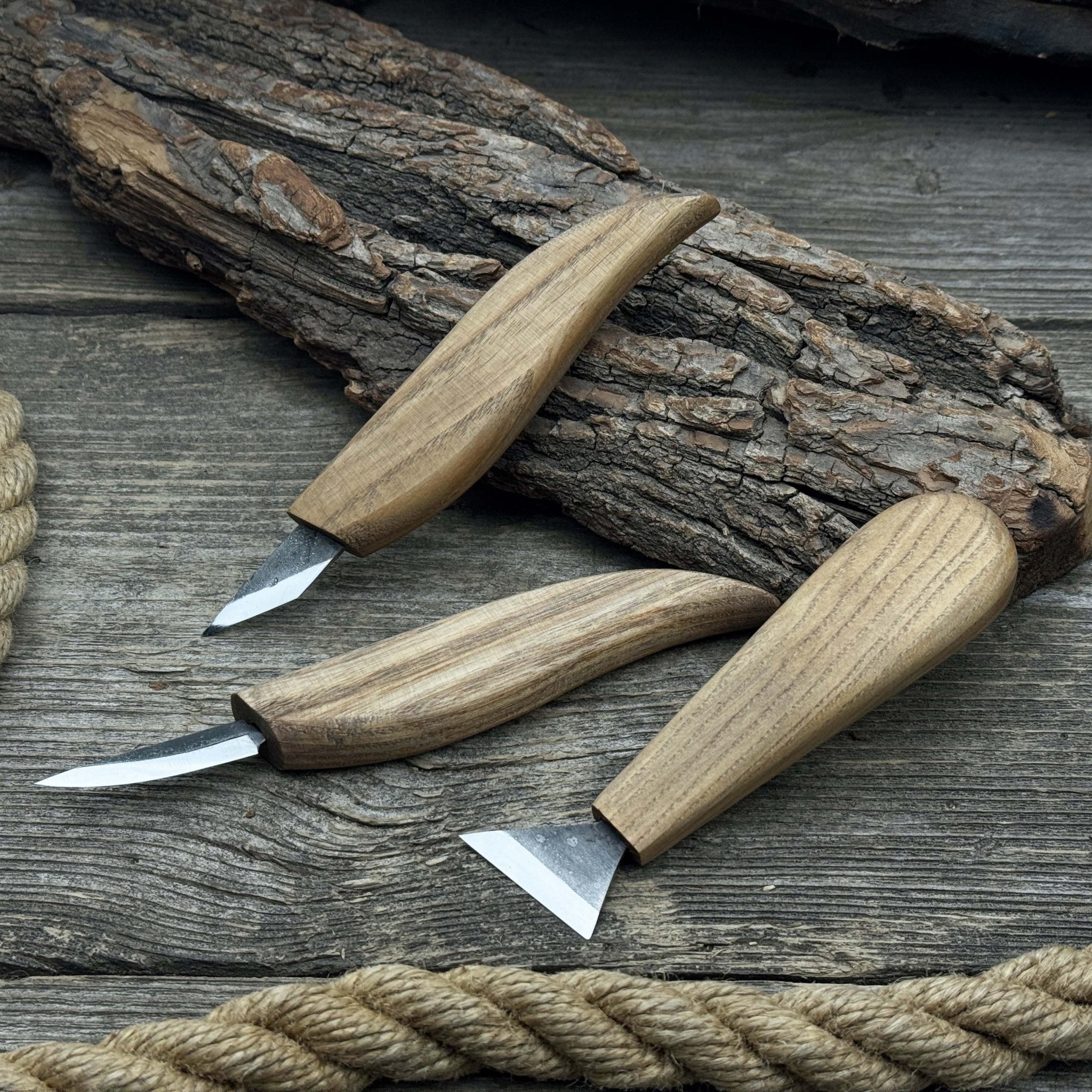 3-Piece Wood Carving Knife Set