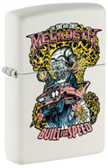 Zippo Megadeth Built for Speed, White Matte Lighter #47237