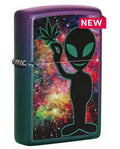 Zippo Alien Cannabis, Iridescent Lighter #49441