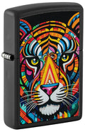 Zippo Colorful Tiger, Black Matte Lighter #46235