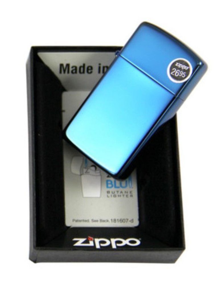 Zippo Slim Sapphire, Iridescent Lighter #20494