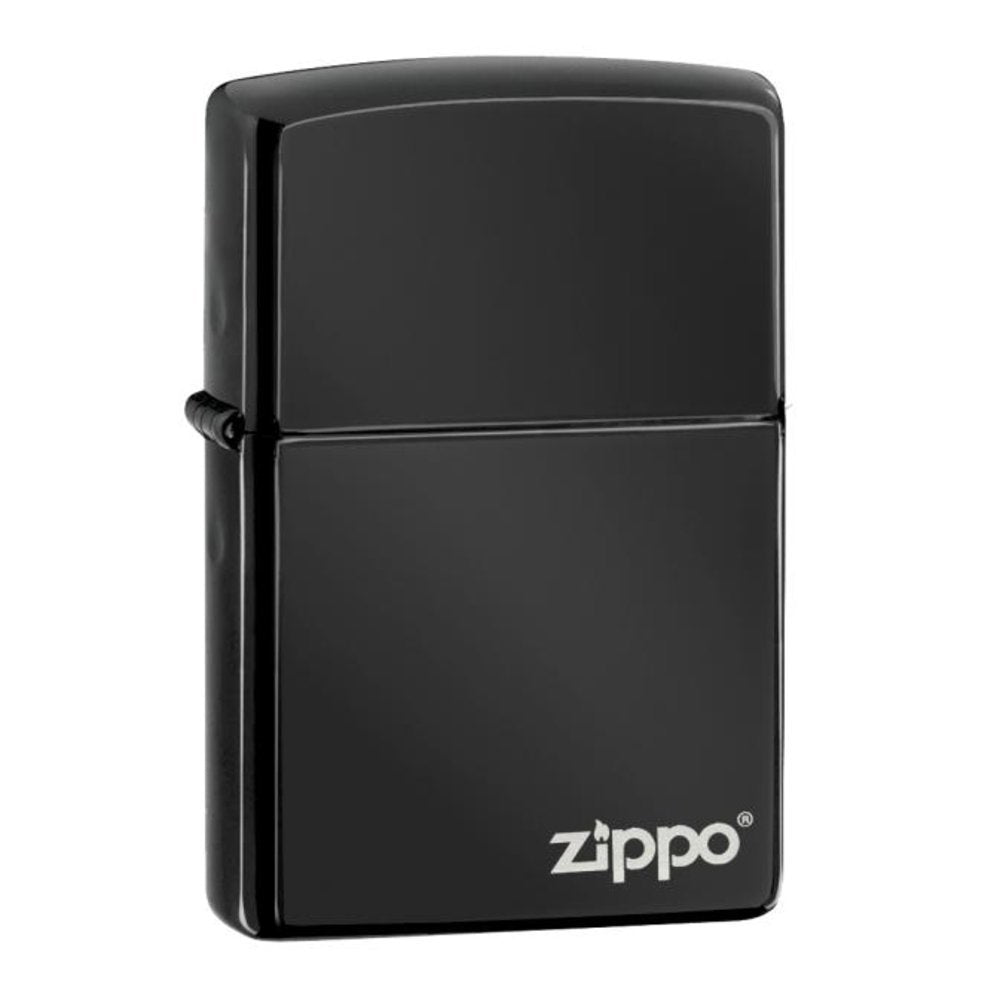 Zippo Classic High Polish Black with Logo, Lighter #24756ZL