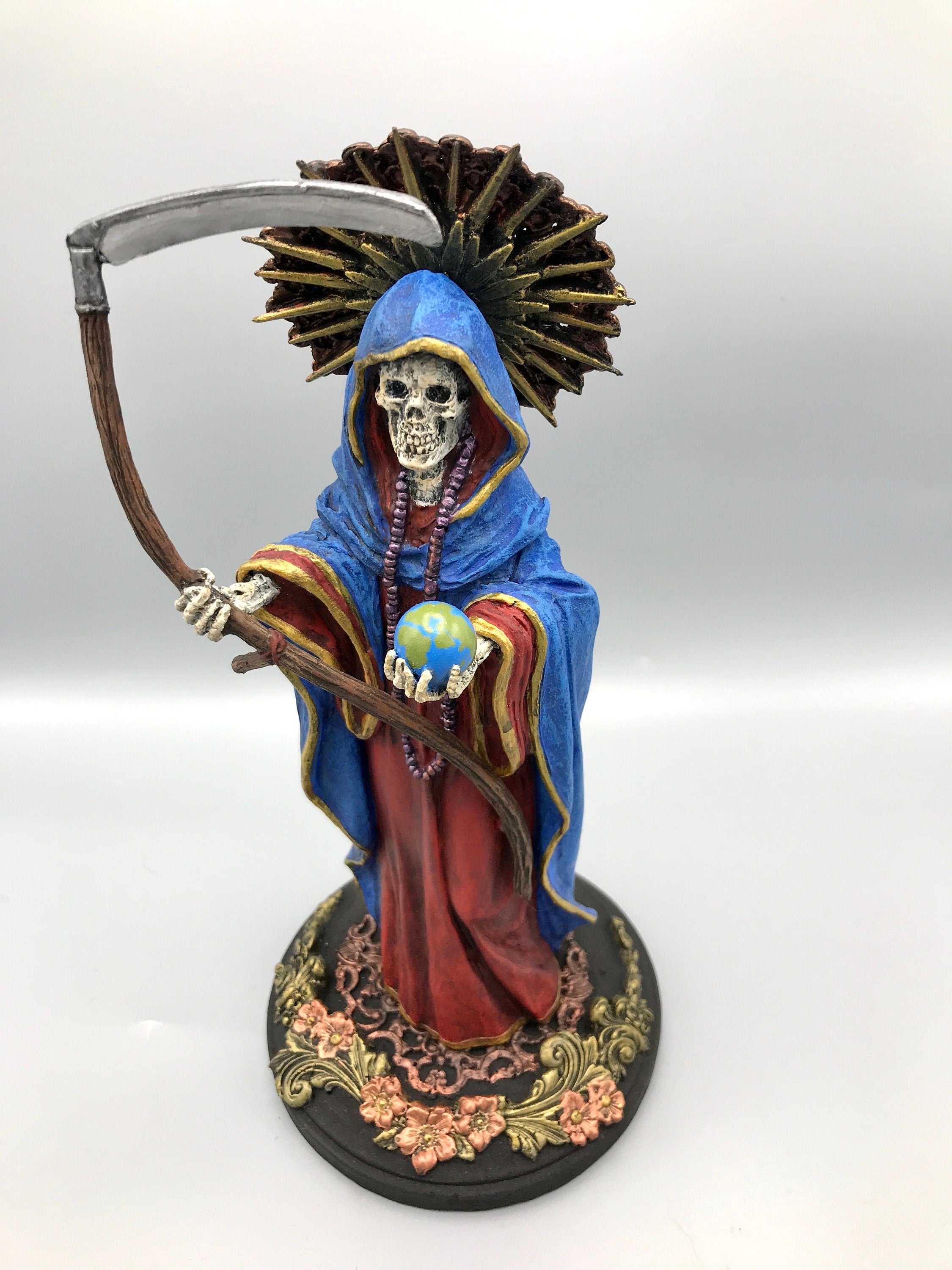 Santa Muerte Statue, Full Color