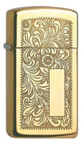 Zippo Venetian, High Polish Brass Lighter #1652B