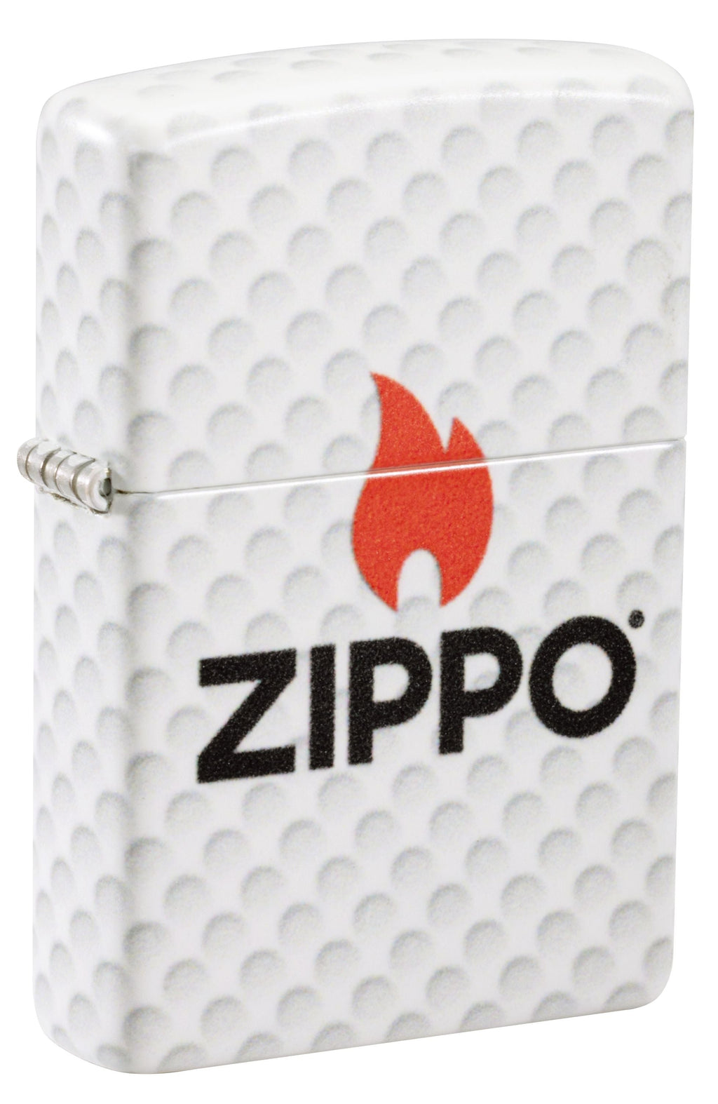 Zippo Golf Ball Logo, White Matte Lighter #47211
