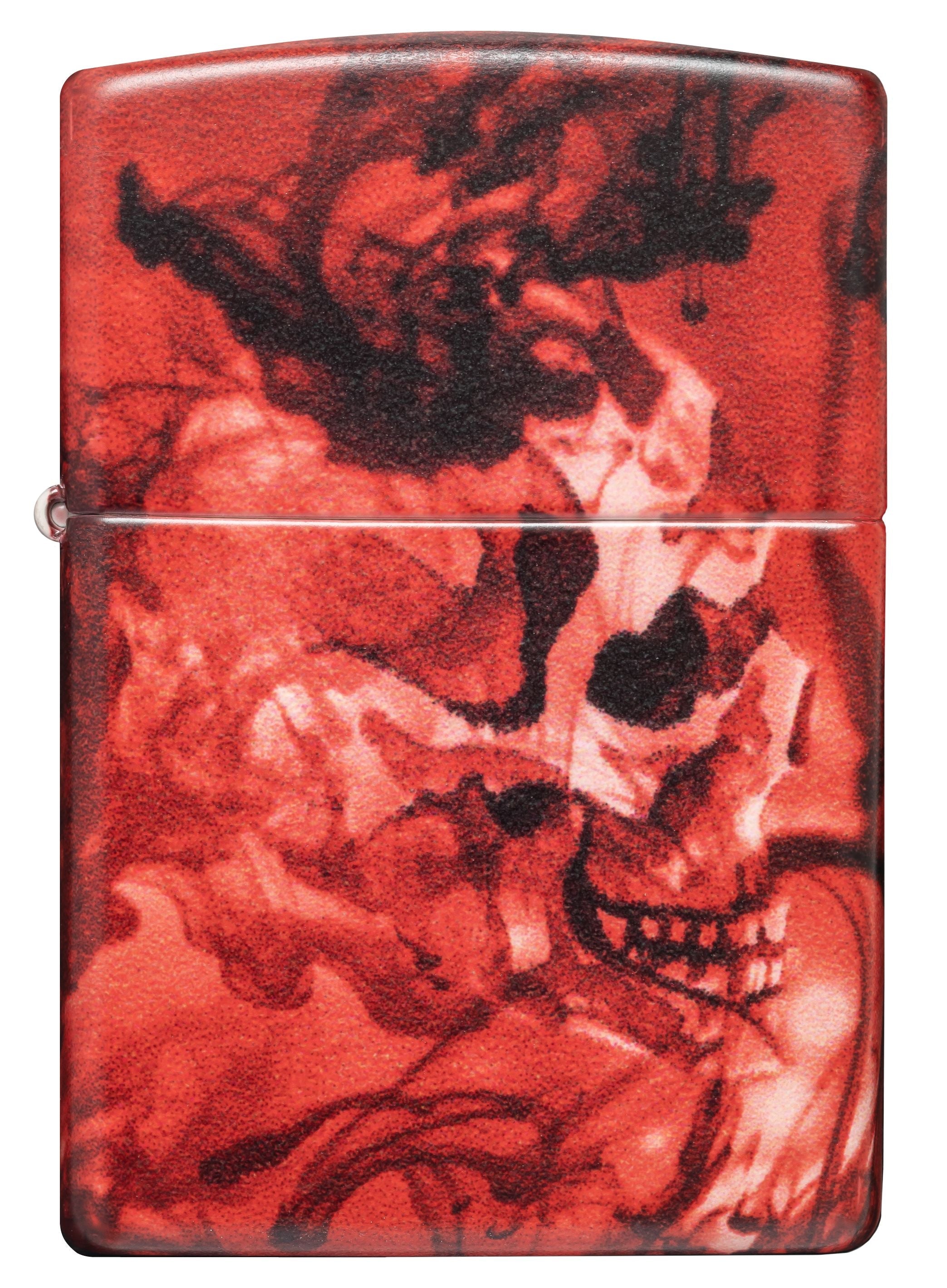 Zippo Horror Skull Matte, 540° Color Lighter #48772
