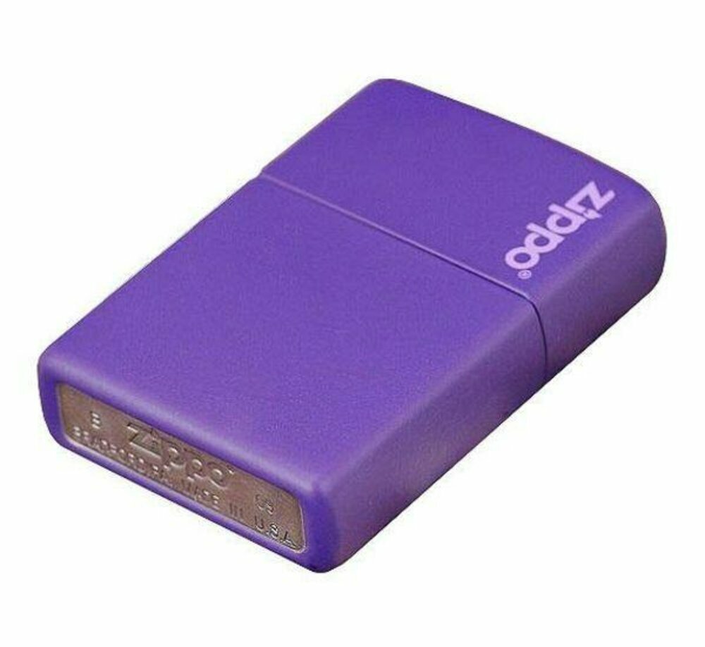 Zippo Classic Purple Matte with Logo, Lighter #237ZL