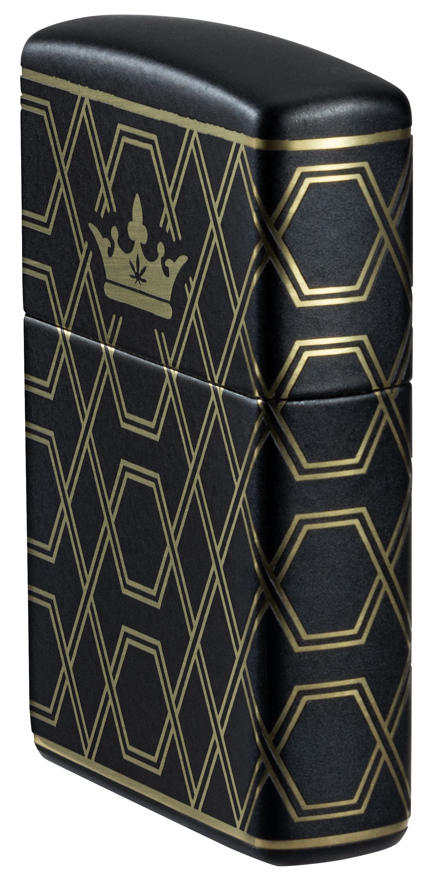 Zippo Cannabis - Queen Of Bud, Black Matte Lighter #46684