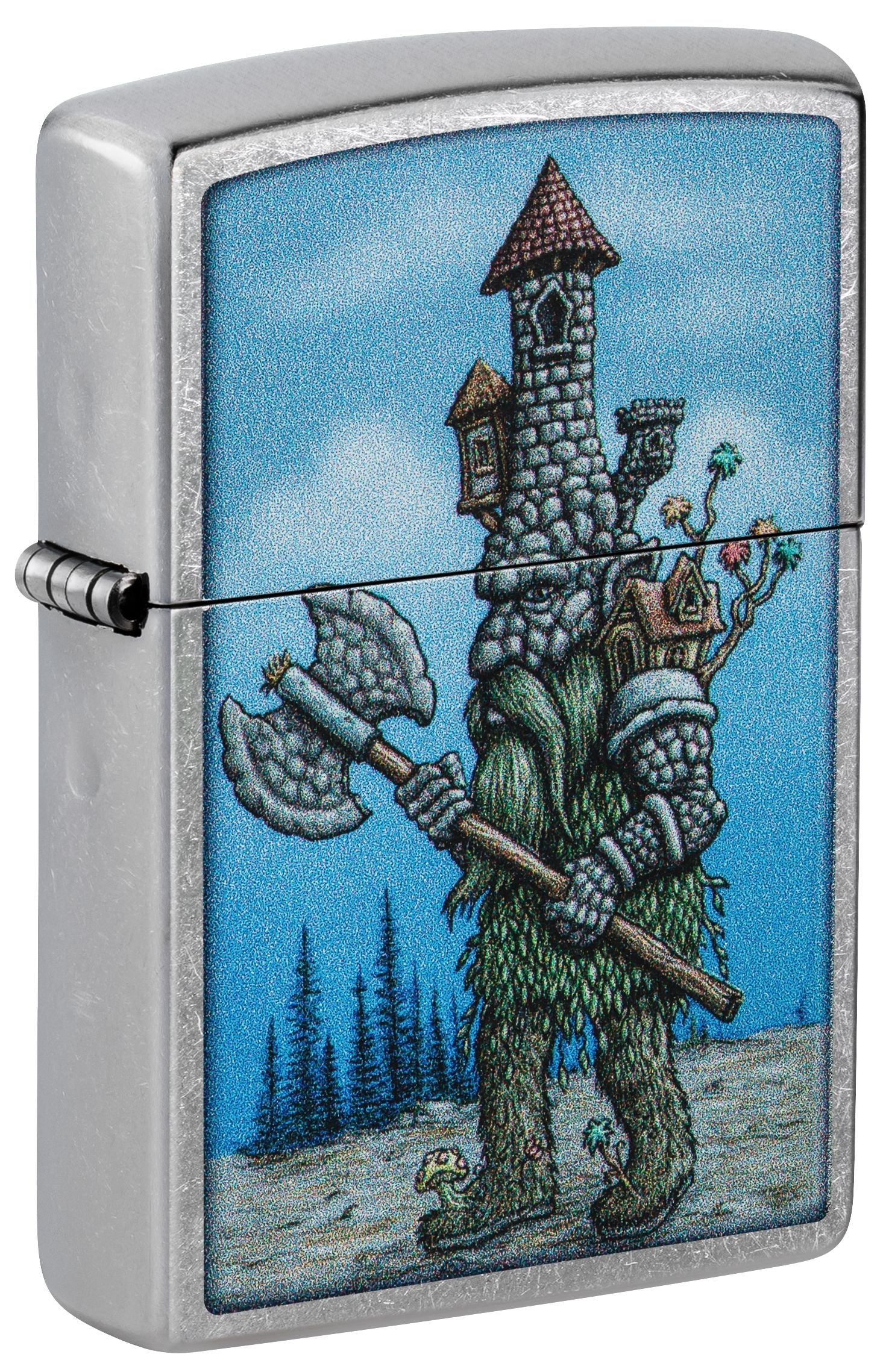 Zippo Knight Monster, Street Chrome Lighter #46246