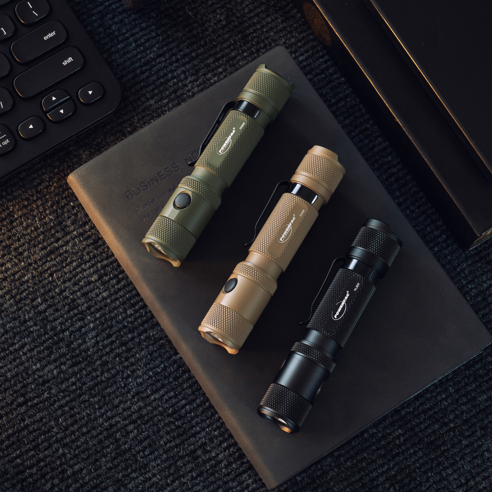 Powertac M5 Gen3 Tactical EDC Flashlight | 2030 Lumens