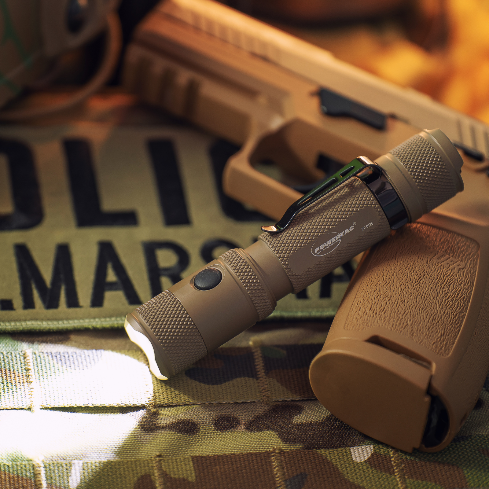 Powertac M5 Gen3 Tactical EDC Flashlight | 2030 Lumens