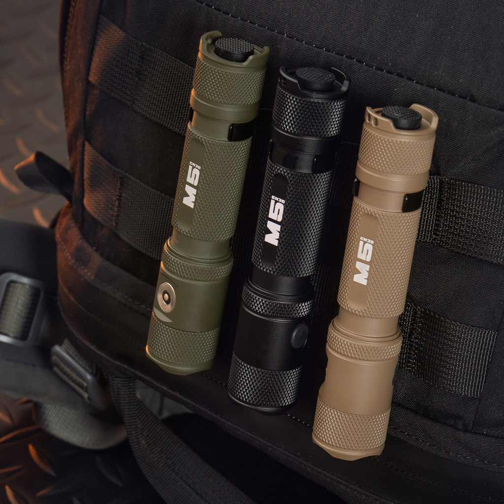 Powertac M5 Gen3 Tactical EDC Flashlight | 2030 Lumens
