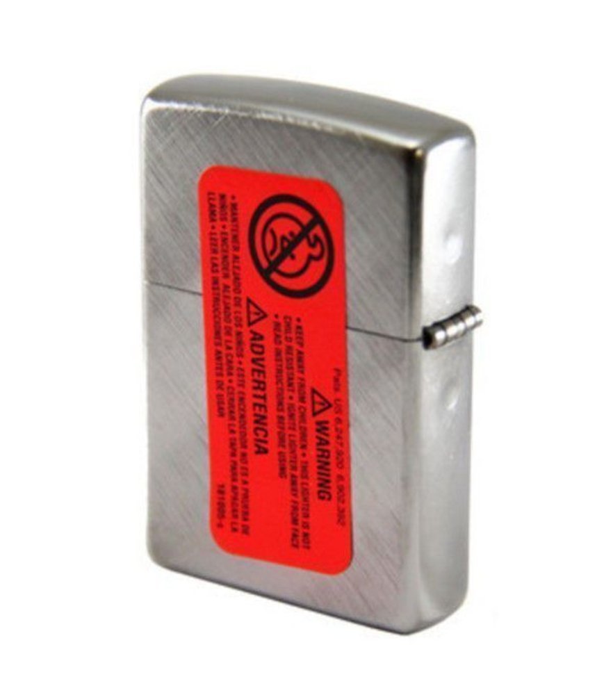 Zippo Diagonal Weave, Brushed Chrome Lighter #28182
