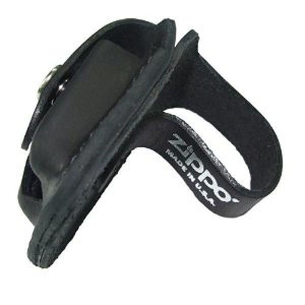 Zippo Leather Pouch w/Belt Loop & Thumb Notch For Windproof #LPTBK
