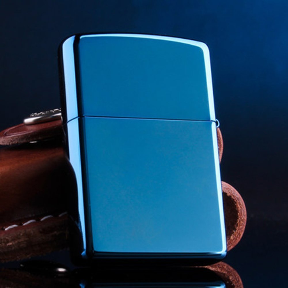 Zippo Classic High Polish Blue with Logo, Lighter #20446ZL