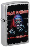 Zippo Iron Maiden A Real Dead One, Street Chrome Lighter #47243
