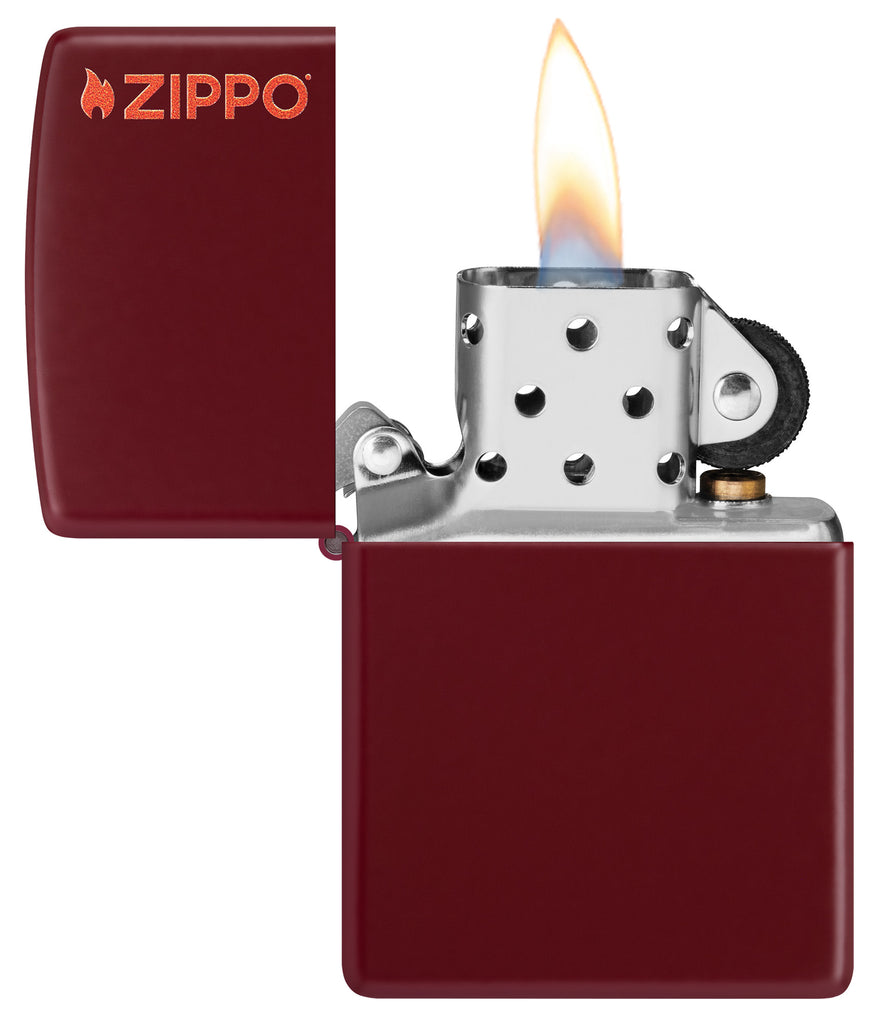 Zippo Classic Merlot with Logo, Lighter #46021ZL