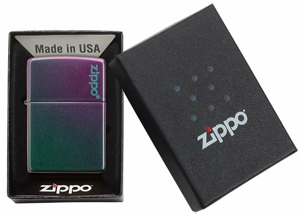Zippo Classic Iridescent with Logo, Lighter #49146ZL