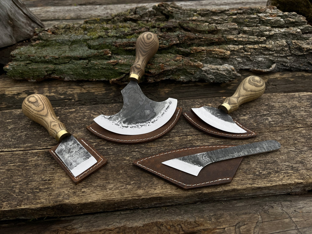 4-Piece Leatherworking Tool Set