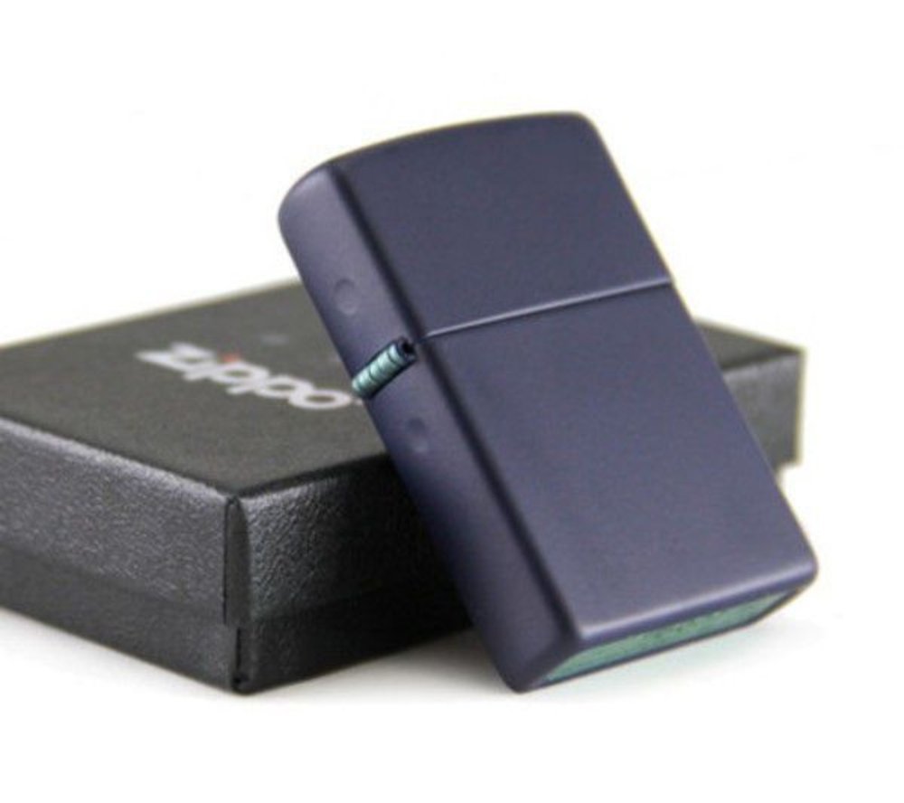 Zippo Classic Navy Blue Matte Lighter #239