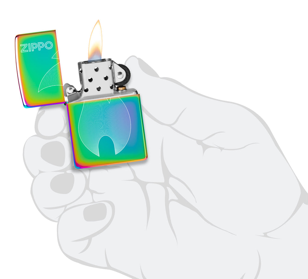 Zippo Flame, Multi Color Lighter #48978
