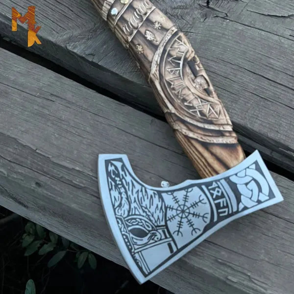 The Helm of Awe: A Mighty Viking Axe for Warriors