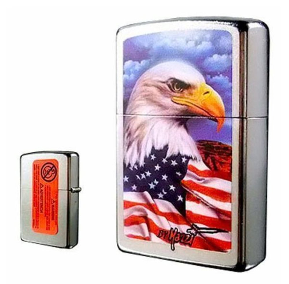 Zippo Claudio Mazzi Freedom Watch, Street Chrome Lighter #24764