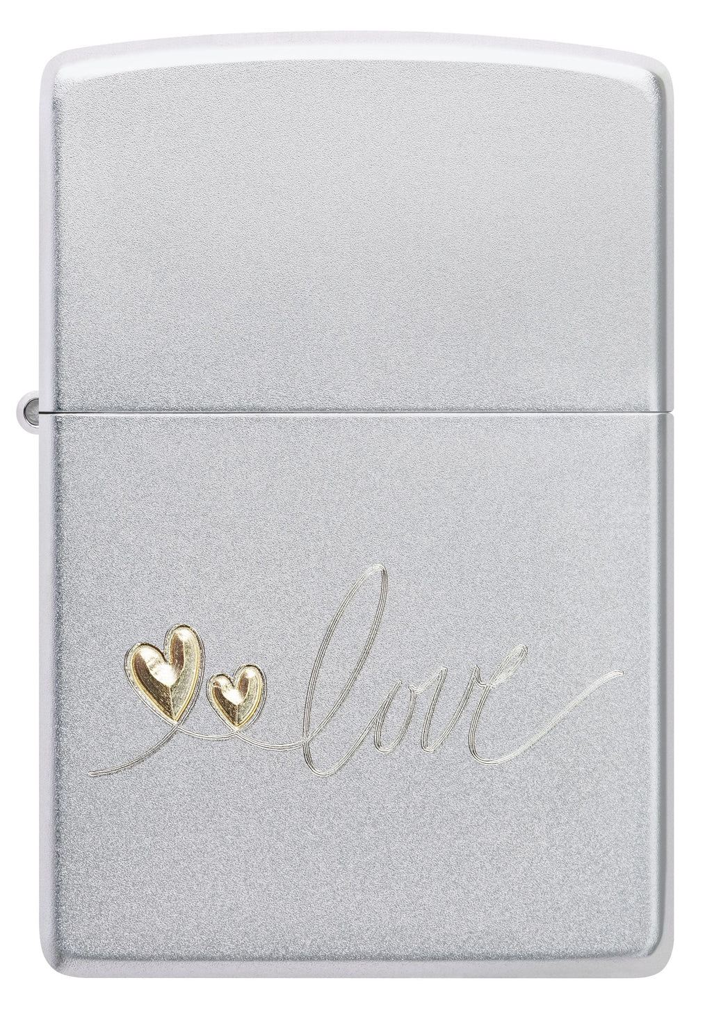 Zippo Love Scripture, Satin Chrome Lighter #48725