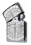 Zippo Exquisite Compass, Black Ice Lighter #29232