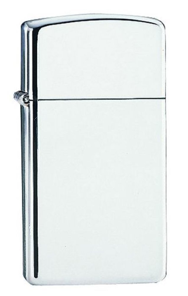 Zippo Slim High Polish Chrome Lighter #1610