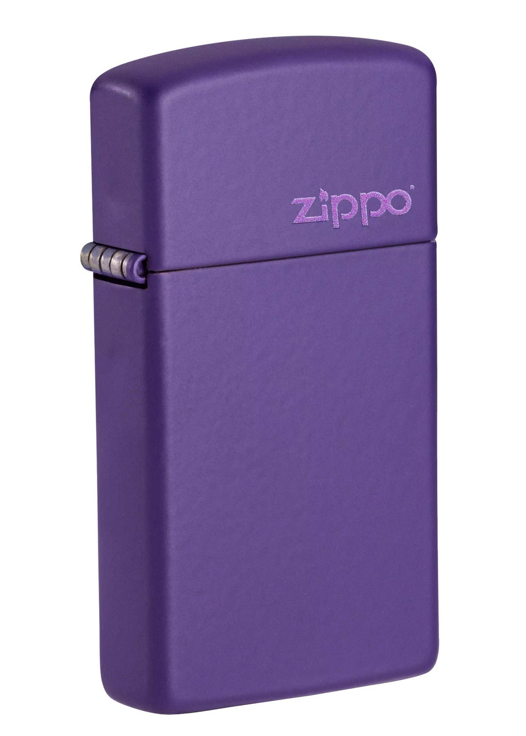 Zippo Slim Purple Matte with Logo, Lighter #1637ZL