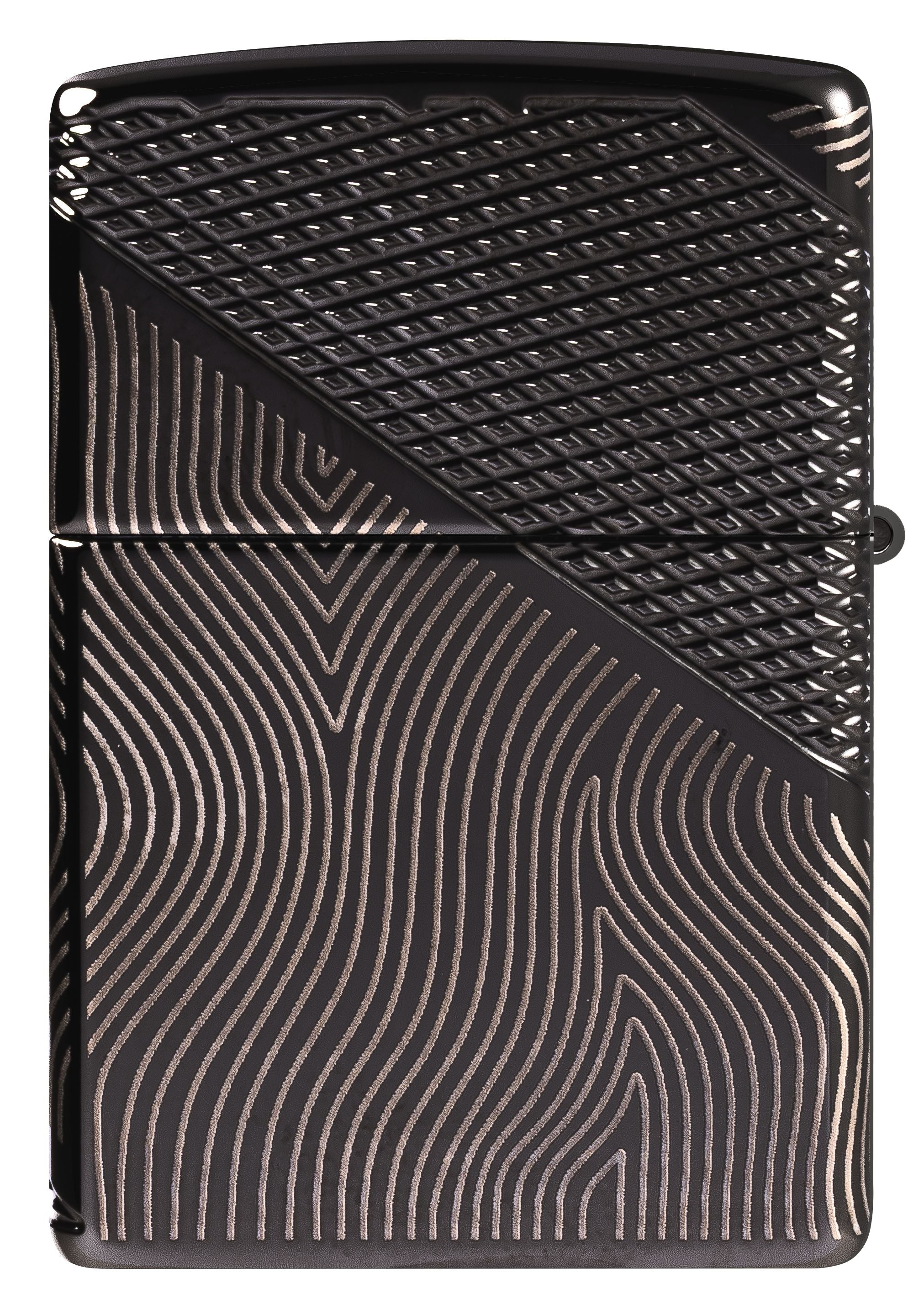 Zippo Armor Z Crystal, High Polish Black Lighter #46928